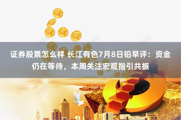 证券股票怎么样 长江有色7月8日铅早评：资金仍在等待，本周关注宏观指引共振