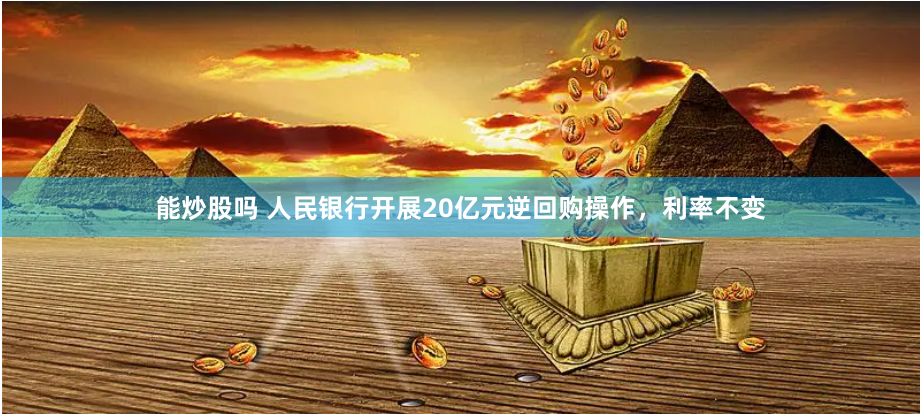 能炒股吗 人民银行开展20亿元逆回购操作，利率不变